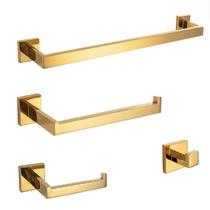 Conjunto de ferramentas de banheiro Wokex Polished Gold Stainless Steel