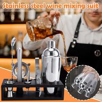 Conjunto de ferramentas de bar profissional Bartenders Coqueteleira Cocktail Rack Stand Jigger Conjunto de ferramentas de bar profissional Bartenders Coqueteleira Cocktail Rack Stand Jigger