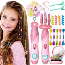 Conjunto de ferramentas de cabelo Geyiie DIY Twist Hair Designer para meninas de 5 a 12 anos Conjunto de ferramentas de cabelo Geyiie DIY Twist Hair Designer para meninas de 5 a 12 anos