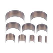 Conjunto De Ferramentas De Corte Em Forma De Meia Lua 10 Peças Para Cinto, Bolsa De Couro, Cortador