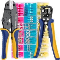 Conjunto de ferramentas de crimpagem haisstronica para conectores termorretráteis Conjunto de ferramentas de crimpagem haisstronica para conectores termorretráteis