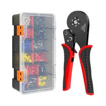 Conjunto De Ferramentas De Crimpagem Hexagonal 16-6 AWG HSC8 Com Crimpador De Terminais De Cabo