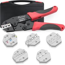 Conjunto de ferramentas de crimpagem Plustool 6PCS Ratcheting Wire Crimper Conjunto de ferramentas de crimpagem Plustool 6PCS Ratcheting Wire Crimper