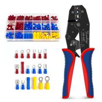 Conjunto de ferramentas de crimpagem YUMKIYI Kit de crimpagem de fio isolado de 400 unidades