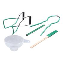 Conjunto de ferramentas de enlatamento Granite Ware, elevador de jarras de funil de 5 peças