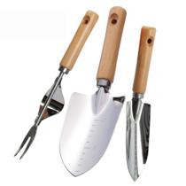 Conjunto de ferramentas de jardim, espátula de aço inoxidável, extrator de raízes Conjunto de ferramentas de jardim, espátula de aço inoxidável, extrator de raízes