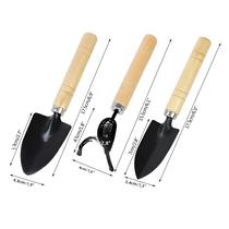 Conjunto De Ferramentas De Jardim Mini 3 Peças Para Plantas De Interior, Vasos De Flores, Cactos E Conjunto De Ferramentas De Jardim Mini 3 Peças Para Plantas De Interior, Vasos De Flores, Cactos E