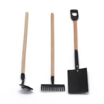 Conjunto de ferramentas de jardinagem em miniatura Dollhouse em escala 1:12