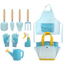 Conjunto de ferramentas de jardinagem infantil, 9 peças de conjunto de ferramentas de jardim para crianças, brinquedos ao ar livre, ferramentas de quintal infantil, brinquedos de jardim para crianças de 3 a 8 anos, presente para meninos e meninas Conjunto de ferramentas de jardinagem infantil, 9 peças de conjunto de ferramentas de jardim para crianças, brinquedos ao ar livre, ferramentas de quintal infantil, brinquedos de jardim para crianças de 3 a 8 anos, presente para meninos e meninas