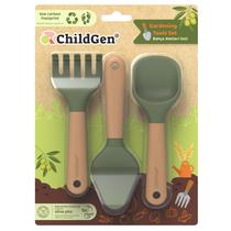 Conjunto de ferramentas de jardinagem infantil ChildGen em bioplástico de caroços de azeitona