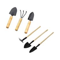 Conjunto De Ferramentas De Jardinagem Mini 3 Peças, Pá E Rastelo Portáteis Para Plantio Interno