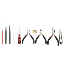 Conjunto de ferramentas de joalheria Vikye, 11 peças, alicate, pinça, agulha de crochê Conjunto de ferramentas de joalheria Vikye, 11 peças, alicate, pinça, agulha de crochê