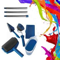 Conjunto de ferramentas de pintura EH Blue com espuma, PP e material de alumínio