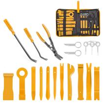 Conjunto de ferramentas de remoção de guarnições GOOACC 19 unidades para automóveis com bolsa Conjunto de ferramentas de remoção de guarnições GOOACC 19 unidades para automóveis com bolsa