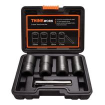 Conjunto de ferramentas de remoção de porcas THINKWORK de 1/2 polegada com unidade de 5 peças
