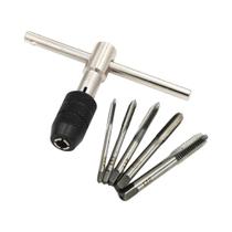 Conjunto De Ferramentas De Rosqueamento Tipo T De 3mm a 6mm, Chave De Rosca M6 a M8 Para Carros