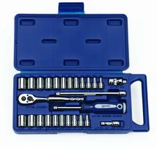 Conjunto de ferramentas de soquete e acionamento Williams, 27 peças, 1/4" Drive Conjunto de ferramentas de soquete e acionamento Williams, 27 peças, 1/4" Drive