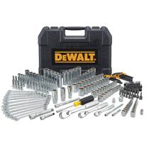 Conjunto de ferramentas DEWALT Mechanic 247 peças com acionamento de 1/4, 3/8 e 1/2 pol