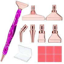 Conjunto de ferramentas e acessórios para canetas de pintura de diamante Heyseri 14PCS