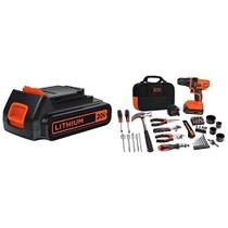 Conjunto de ferramentas elétricas BLACK+DECKER LBXR20 20V MAX Kit de furadeira sem fio Conjunto de ferramentas elétricas BLACK+DECKER LBXR20 20V MAX Kit de furadeira sem fio