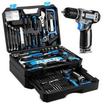 Conjunto de ferramentas elétricas DEKOPRO 12V sem fio, 238 unidades Conjunto de ferramentas elétricas DEKOPRO 12V sem fio, 238 unidades