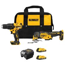 Conjunto de Ferramentas Elétricas DEWALT DCK251D2 20V sem fio 2Ah