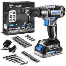 Conjunto de ferramentas elétricas sem fio DEKO PRO 20V com bateria