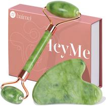 Conjunto de ferramentas faciais BAIMEI iCyme Gua Sha & Jade Roller Green Conjunto de ferramentas faciais BAIMEI iCyme Gua Sha & Jade Roller Green