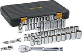 Conjunto de ferramentas GEARWRENCH 49 Pc. 1/2 Drive 6 Pt. 120XP Mechanics Conjunto de ferramentas GEARWRENCH 49 Pc. 1/2 Drive 6 Pt. 120XP Mechanics