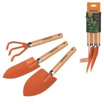 Conjunto de Ferramentas Jardinagem 3Pcs Jardim Ancinho Pá Conjunto de Ferramentas Jardinagem 3Pcs Jardim Ancinho Pá