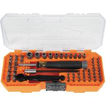 Conjunto de ferramentas Klein Tools 32787 Micro-Ratchet Bit de 64 peças Conjunto de ferramentas Klein Tools 32787 Micro-Ratchet Bit de 64 peças