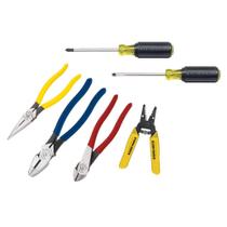 Conjunto de ferramentas Klein Tools 92906 Basic com alicate, decapador de fios Conjunto de ferramentas Klein Tools 92906 Basic com alicate, decapador de fios