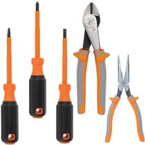 Conjunto de ferramentas Klein Tools 9419R 1000V isolado de 5 peças Conjunto de ferramentas Klein Tools 9419R 1000V isolado de 5 peças