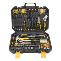 Conjunto de ferramentas KOOPOOL 159 peças com caixa de ferramentas para reparos de automóveis e residências Conjunto de ferramentas KOOPOOL 159 peças com caixa de ferramentas para reparos de automóveis e residências