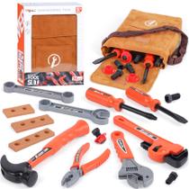 Conjunto de ferramentas Magic4U 26 unidades para criança com bolsa de ferramentas para crianças de 3 a 6 anos