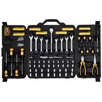 Conjunto de ferramentas mecânicas VEVOR 221 peças SAE e métricas com estojo Conjunto de ferramentas mecânicas VEVOR 221 peças SAE e métricas com estojo