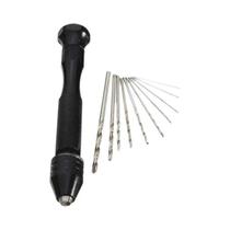 Conjunto De Ferramentas Mini Preto Com 10 Peças, Broca Manual Para Trabalhos Em Madeira, Ferramentas Conjunto De Ferramentas Mini Preto Com 10 Peças, Broca Manual Para Trabalhos Em Madeira, Ferramentas