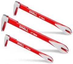 Conjunto de ferramentas Nail Puller SHALL, 3 peças, pesadas, 20 cm, 25 cm, 30 cm