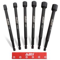 Conjunto de ferramentas Nut Driver ABN Impact 6 unidades SAE com haste de 15,2 cm de comprimento Conjunto de ferramentas Nut Driver ABN Impact 6 unidades SAE com haste de 15,2 cm de comprimento