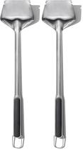 Conjunto de ferramentas OXO Good Grips Grate Lifter Coal Rake, 2 Coal Shovel & Rake, aço inoxidável