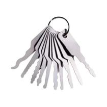Conjunto De Ferramentas Para Abertura De Fechaduras Em Aço Inoxidável Com Estojo De Armazenamento Conjunto De Ferramentas Para Abertura De Fechaduras Em Aço Inoxidável Com Estojo De Armazenamento
