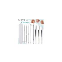 Conjunto de ferramentas para acne, extrator de cravos, aço inoxidável, 8 peças Conjunto de ferramentas para acne, extrator de cravos, aço inoxidável, 8 peças