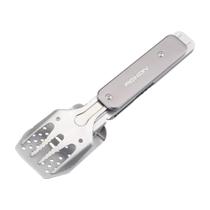 Conjunto de ferramentas para churrasco para churrasco ROXON 4 em 1 dobrável (cinza) Conjunto de ferramentas para churrasco para churrasco ROXON 4 em 1 dobrável (cinza)