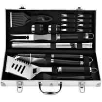 Conjunto de ferramentas para churrasco ROMANTICIST, 20 unidades, Heavy Duty, em estojo