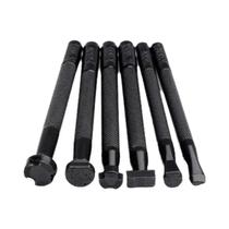 Conjunto De Ferramentas Para Estampagem Em Couro Com 6 Kits De 20 Peças De Formas Diferentes Para