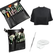 Conjunto de ferramentas para maquiadores Frienda Brush Bag Tray Cape Avental Conjunto de ferramentas para maquiadores Frienda Brush Bag Tray Cape Avental