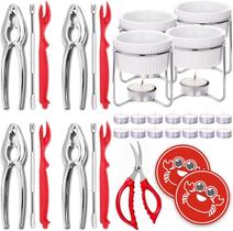 Conjunto de Ferramentas para Quebrar Caranguejo Luvan 33 Peças Kit de Frutos do Mar Conjunto de Ferramentas para Quebrar Caranguejo Luvan 33 Peças Kit de Frutos do Mar