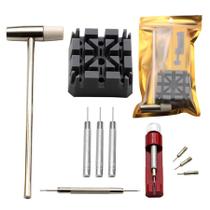 Conjunto De Ferramentas Para Remoção De Pulseira De Relógio 10 Em 1, Kit De Reparação E Ajuste De
