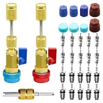 Conjunto De Ferramentas Para Remoção E Instalação Rápida De Válvulas R134A Com 31 Peças Para Reparo Conjunto De Ferramentas Para Remoção E Instalação Rápida De Válvulas R134A Com 31 Peças Para Reparo