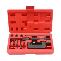 Conjunto De Ferramentas Para Reparação De Corrente De Motocicleta Pesada Com 13 Peças, Cortador,